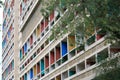 The Unite dÃ¢â¬â¢Habitation Corbusier in French city Marseille Royalty Free Stock Photo